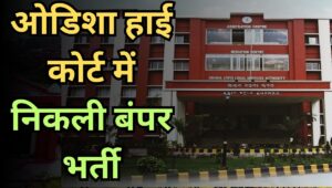 Orissa High Court Recruitment 2025: जूनियर स्टेनोग्राफर की बंपर भर्ती, सैलरी ₹81,100 तक, ऐसे करें अप्लाई