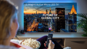 लग्जरी होम थिएटर्स वाली फीलिंग! LG ने लॉन्च किया 136 इंच का 4K Magnit Active Micro LED TV